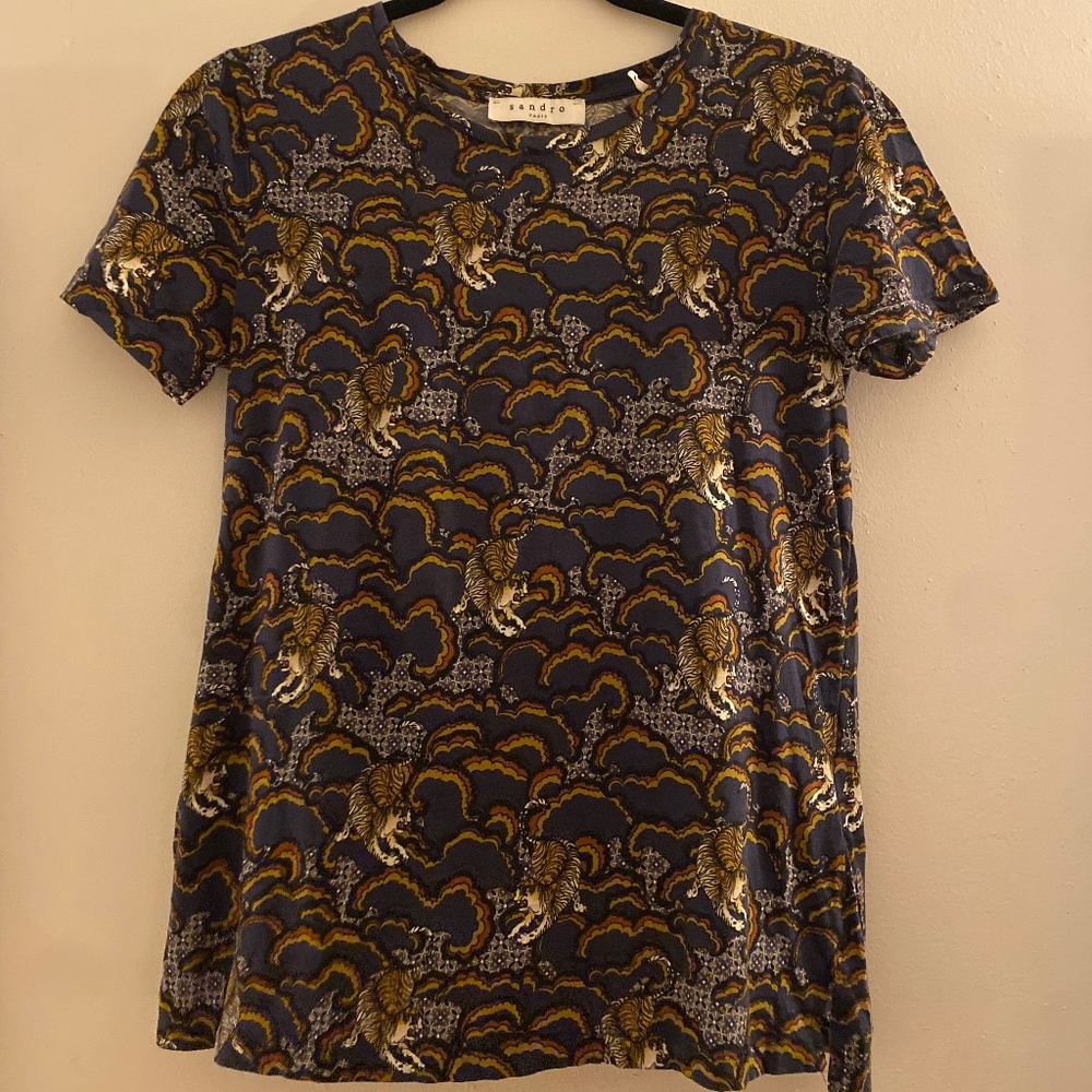 Small/Medium Sandro Paris Womens T-Shirt